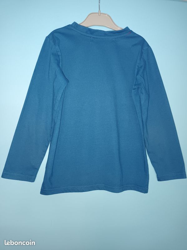 T-shirt m lg turquoise CREEKS en 8 ans (mam33133) (image 5)