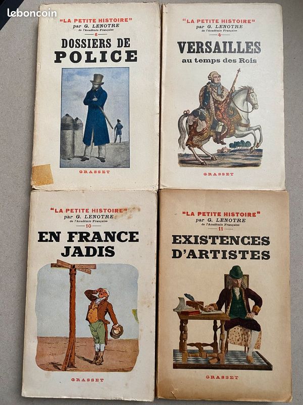 « La petite Histoire » par G. Lenotre - Grasset (image 1)