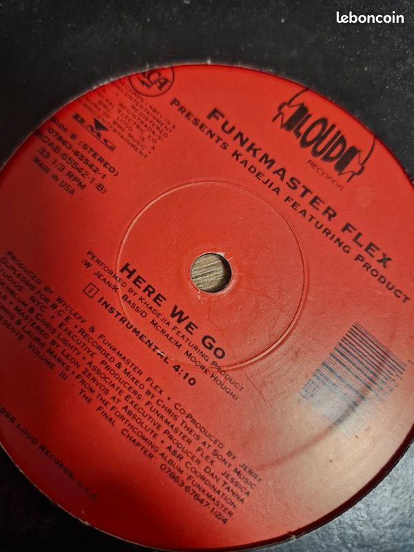Vinyle funkmaster flex here we go (image 3)