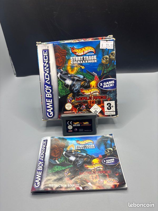 HotWheels Stunt Track Challenge Game boy advance Jeux vidéo