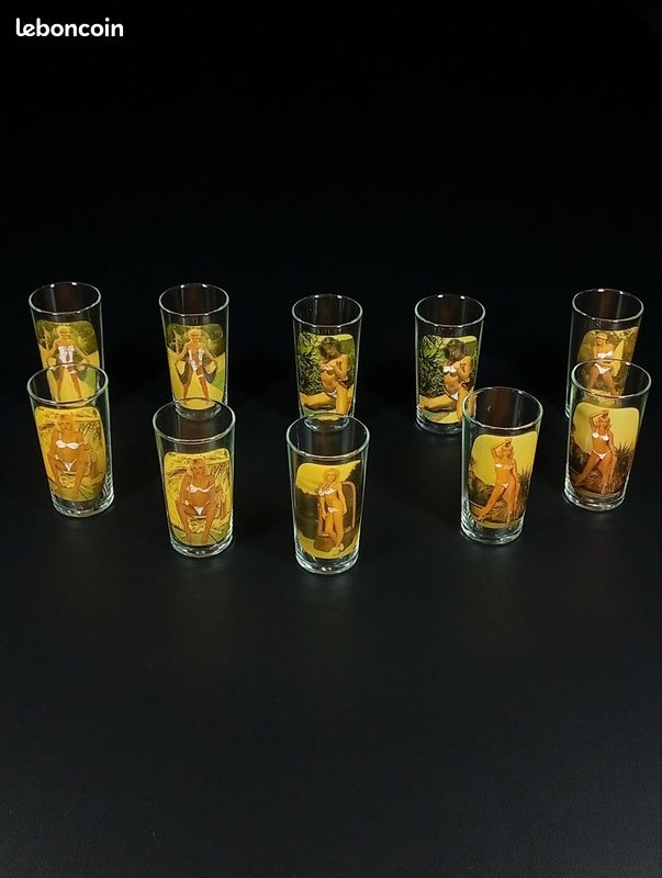 Panneau En Verre Vintage Machine à Fruits Barcrest - Années 70/80 - Décoration Bar