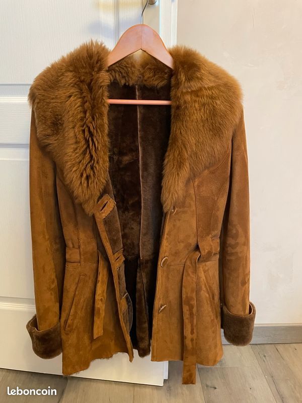 Manteau Long Peau De Mouton Femme NEUF Manteau Pour Femme Peau De