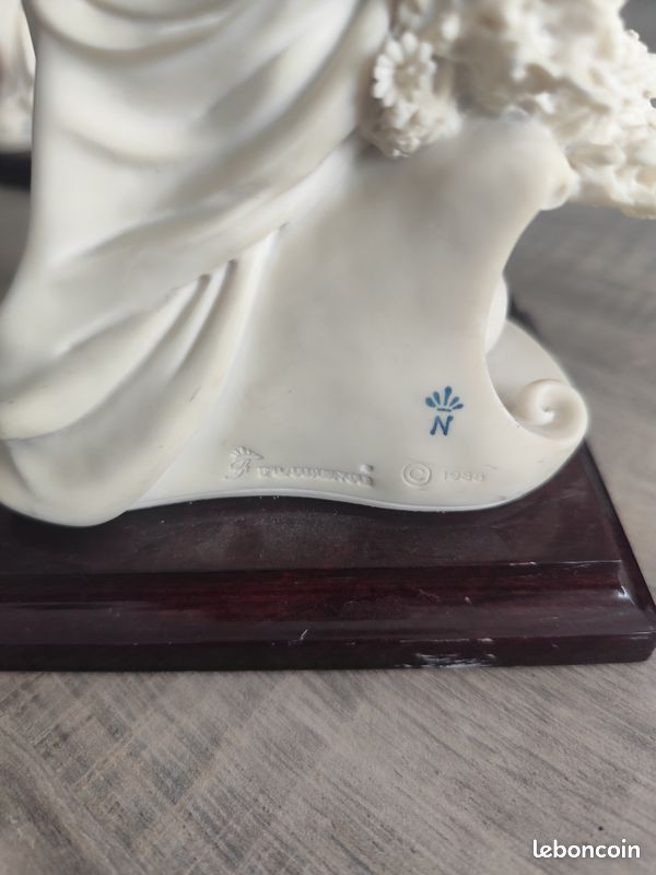 Giuseppe Armani – Sculpture « Maternity with Flowers » 1988 – Made in Italy (image 4)