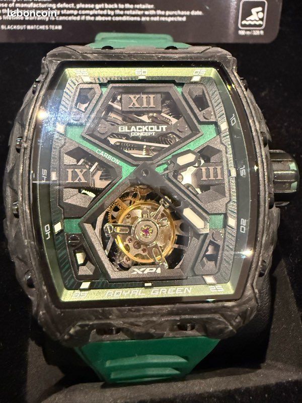 Montre blackout concept XP1 Montres Bijoux