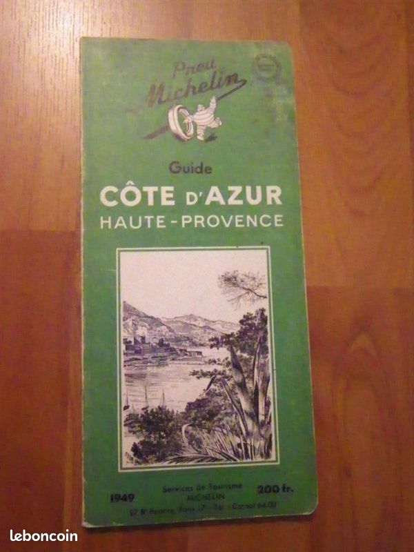 Guide Michelin Côte D'Azur Haute Provence – Édition 1930/1931, Bel état, France