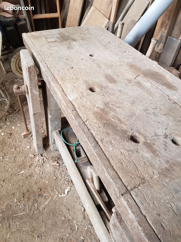 Vends véritable établi en bois de menuisier (image 3)
