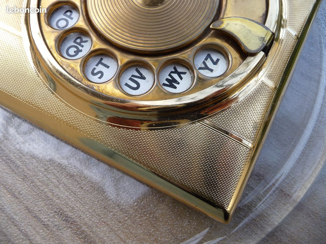 Mini Répertoire Téléphonique Vintage TED LAPIDUS Années 70 - Doré Métallique - Rare - Neuf (sans étiquette)