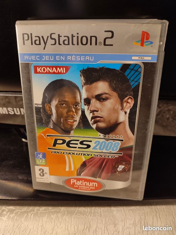 Sony PlayStation 2/PS2 - Pro Évolution Soccer 2008 - Platinium - Bon État