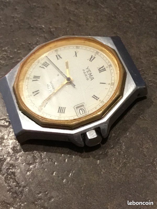Montre à quartz YEMA vintage - non fonctionnelle (image 1)