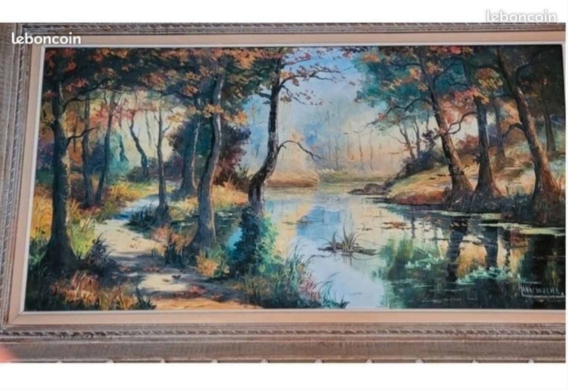 Peinture à l'huile Jean HANNEDOUCHE (image 4)