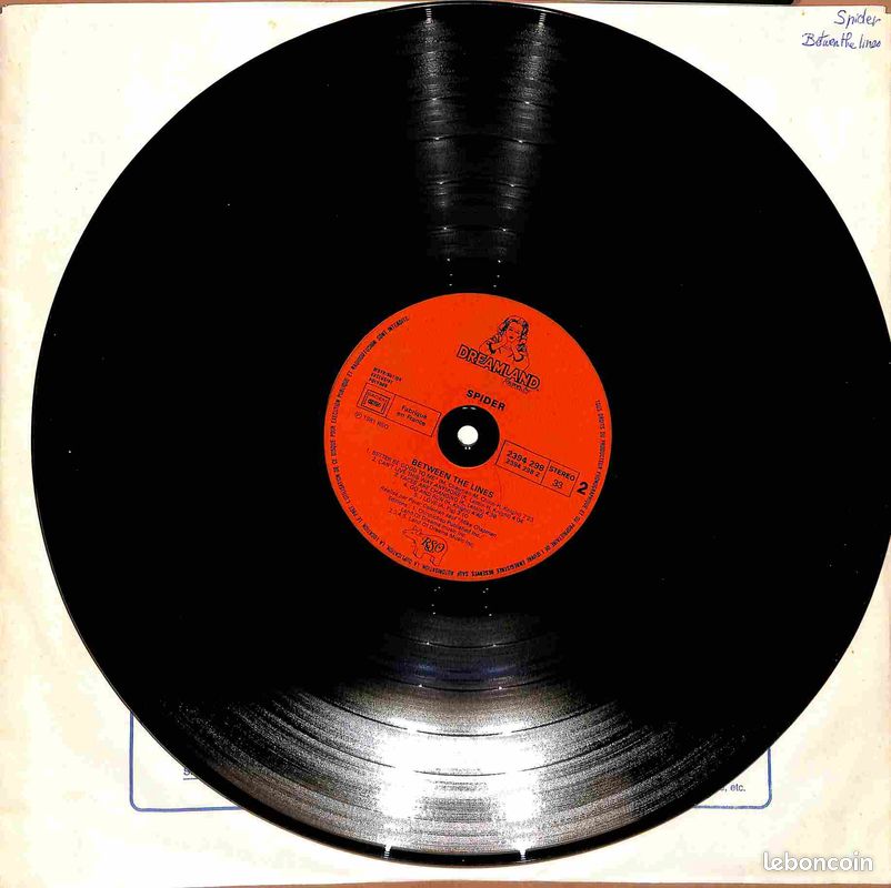 SPIDER – Between the Lines – LP (image 3)