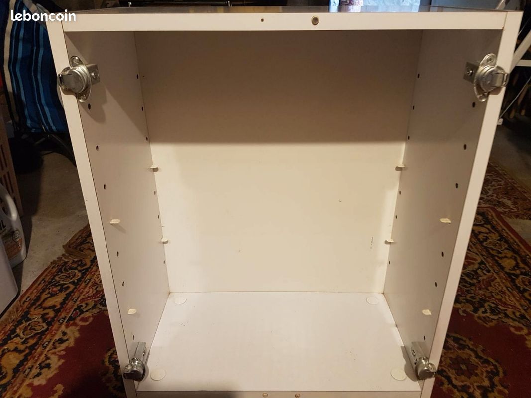 Placard en chêne 3 étagères avec 2 portes (image 3)