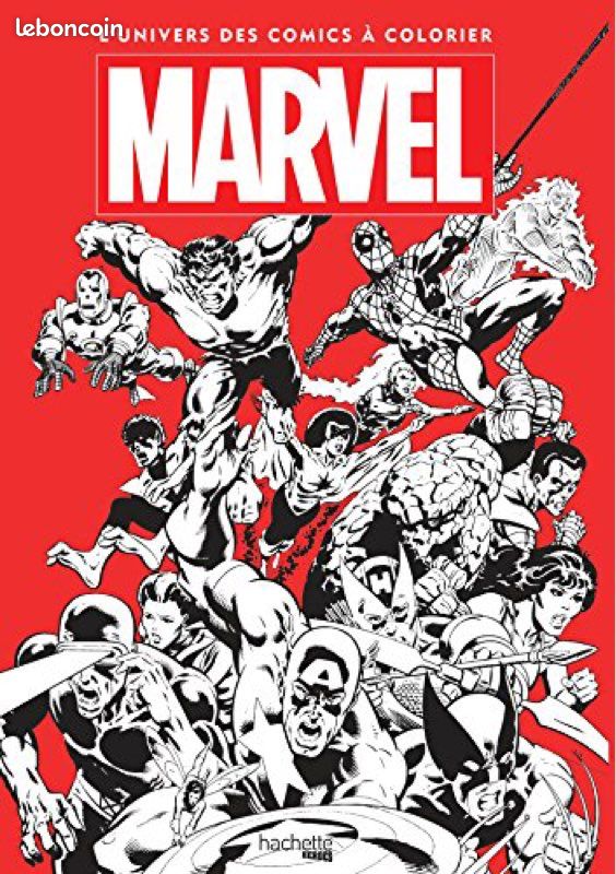 Cahier coloriage Marvel (image 1)