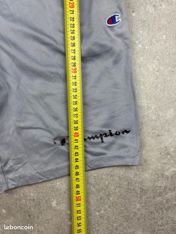 Champion Short De Sport Avec Poches Gris Clair Taille L Garçon Loose Fit Sport Athleisure #U1946 (image 8)