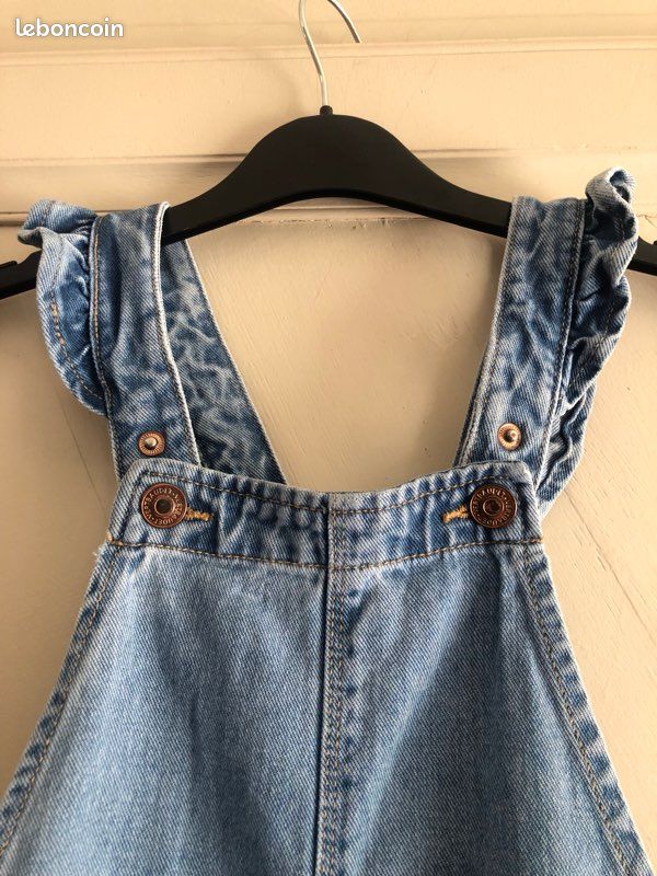 Mode Enfant Rétro Salopette En Jean Vertbaudet Fille - Style