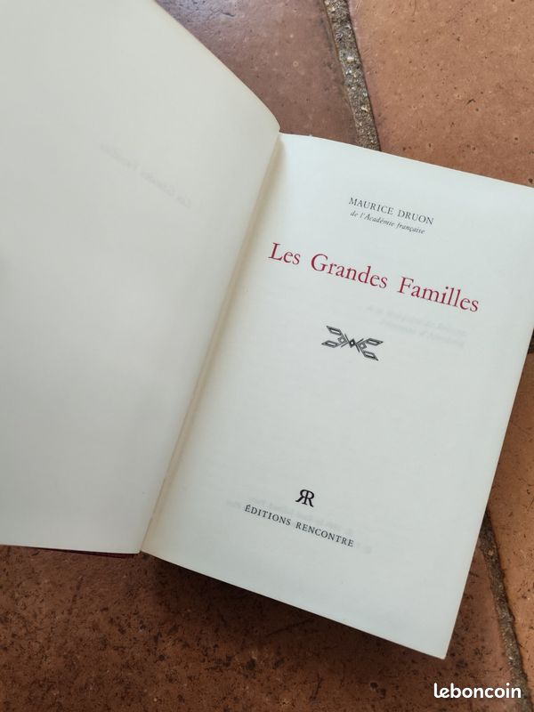 Maurice Druon, roman les Grandes Familles (image 4)