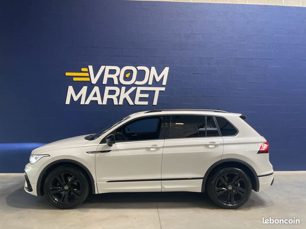 VOLKSWAGEN Tiguan 2.0 TDI 150ch R-Line - 2022 - CarPlay - Virtual cockpit - Led d'ambiance - Boîte auto (image 2)