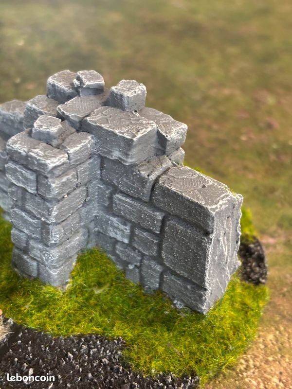 WWG Mur en Briques Peint x 1 - Wargaming Modélisme