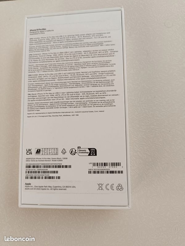 Iphone 14 Pro Max en parfait état (image 3)