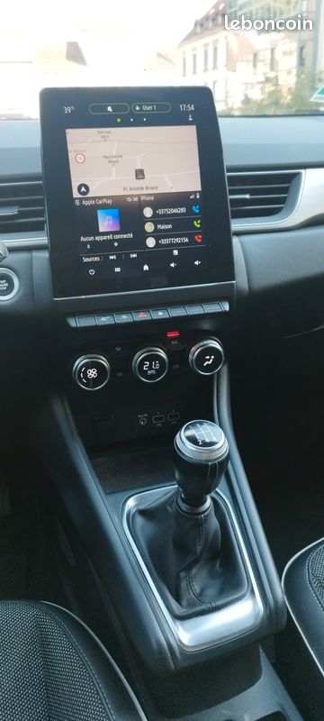 RENAULT CAPTUR 1.0 TCE GPL 100 INTENS - ENTRETIEN RENAULT - CARPLAY CAMERA COCKPIT - GARANTIE 6 A 36 MOIs (image 18)
