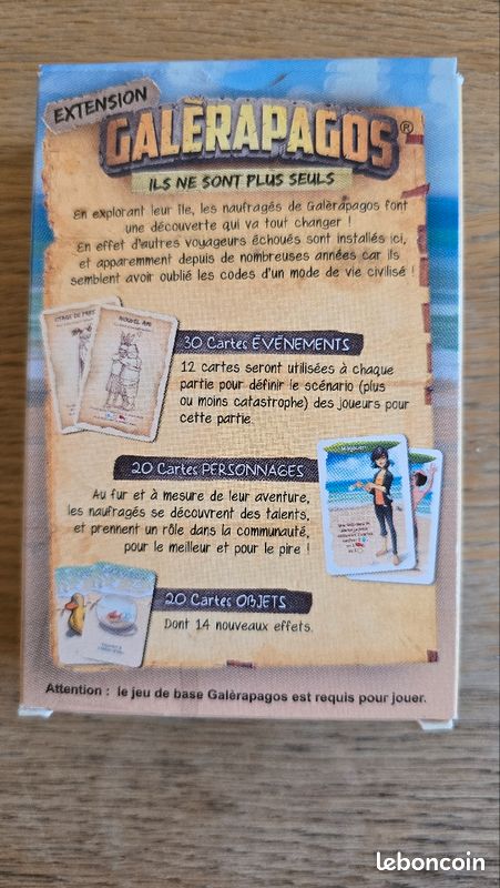 Extension du jeu Galerapagos (image 2)