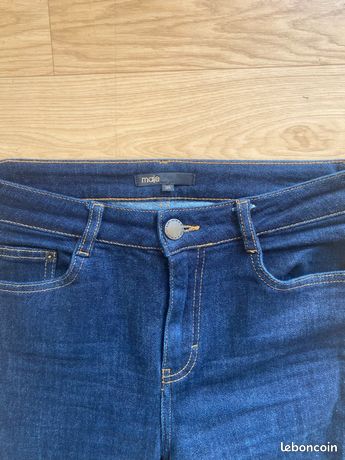 Jean Maje Taille 38 - Bleu - Occasion En Très Bon État - Coupe Classique Femme