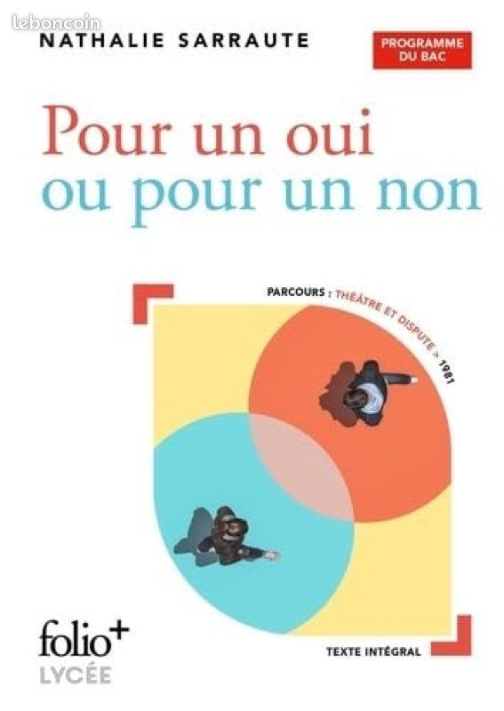 Pour un oui ou pour un non de Sarraute (image 1)