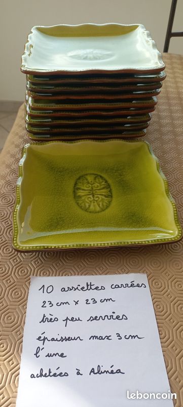 10 assiettes très très peu servies pas ébréchées Alinéa (image 2)