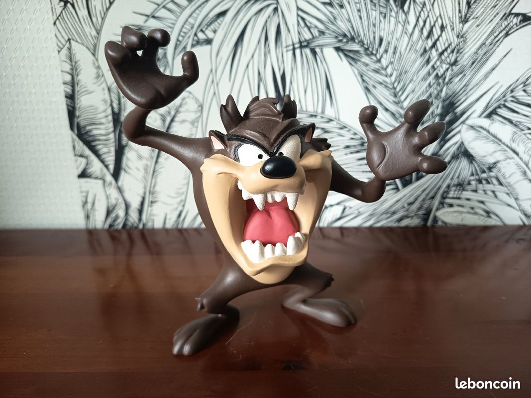 Figurine Taz Looney Tunes - Démons Et Merveilles - Résine - Occasion