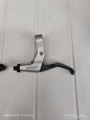 Leviers De Frein Shimano XT BL-M739 Argent - Pour Pièces Détachées Ou Réparation - Vintage