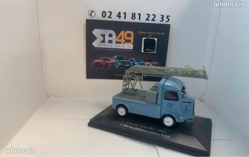 JRD Miniature Citroën HY 1/43 – Esso, Ancienne, Boîte Copie, Bon état
