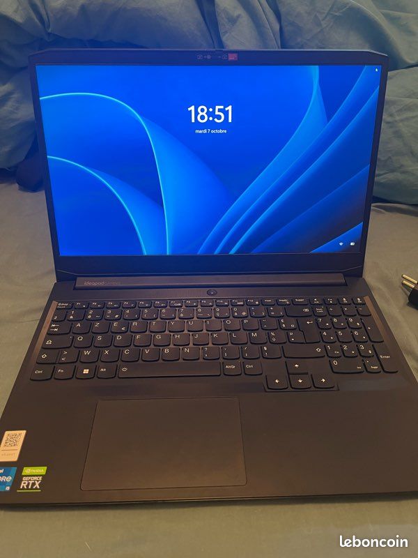 Lenovo Ideapad Gaming 3 – i5 11320H / RTX 3050 Ti / 16 Go RAM / SSD 512 Go – Excellent état (image 1)