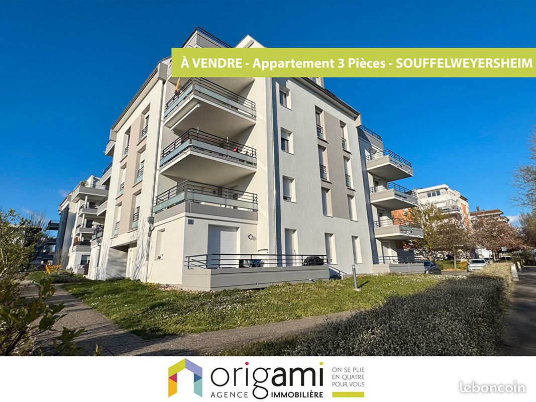 Appartement 3 pièces 63 m² · à Souffelweyersheim · 63 m² · 189 000 €
