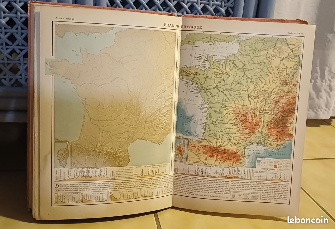 ​Ancien livre Atlas Classique Schrader & Gallouedec - Hachette (image 2)