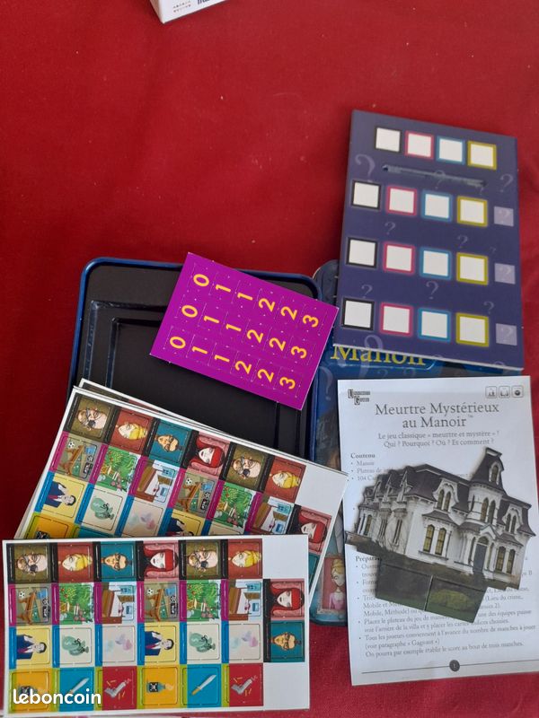 Jeux de société meurtre mystérieux au manoir (image 3)