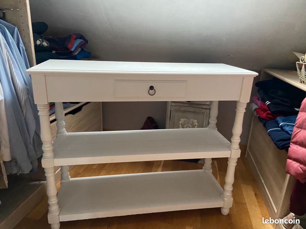 Jolie commode blanche (image 3)