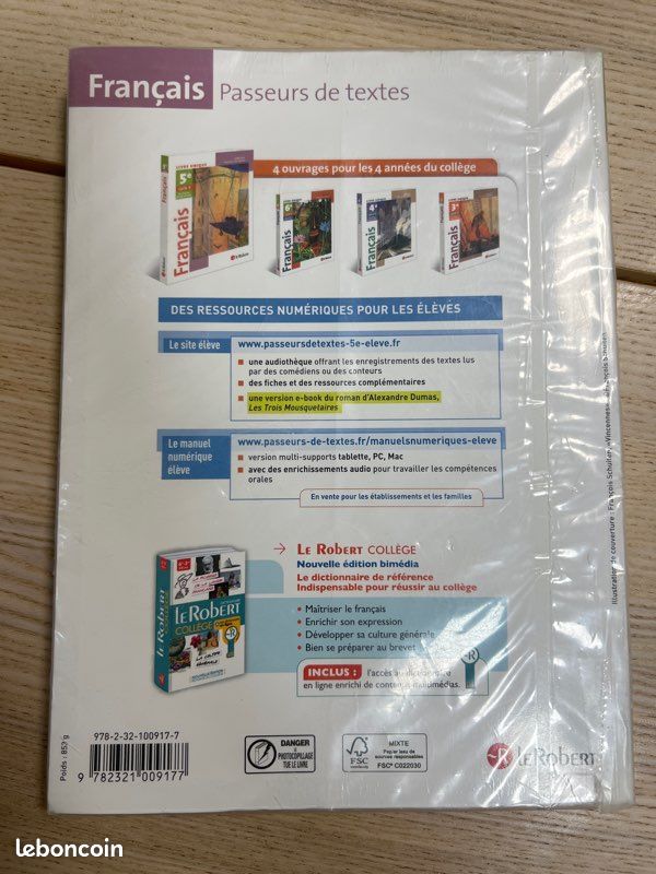 Manuel scolaire français 5eme (image 2)