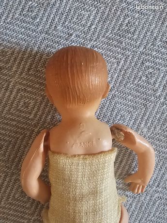 ANCIEN BAIGNEUR POUPON Petitcollin Taille 35 Celluloïd Habillé EUR 30