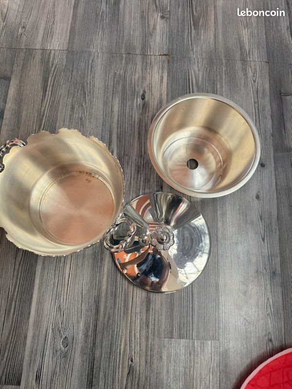 Seau à Glace Isotherme CHRISTOFLE Vintage - Argent Plaqué, Fabrication Française