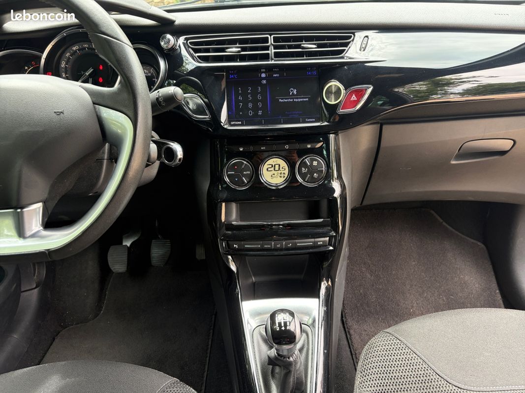 DS DS3 1.6 BLUE HDI SO CHIC 100Ch Garantie 12 mois / CAMERA DE RECUL / RADAR AVANT (image 12)