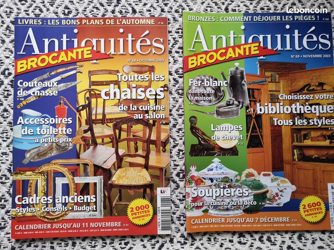 11 magazines Antiquités Brocante Année 2003 + 1 Hors série (image 6)