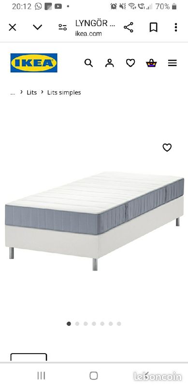 Matelas et sommier tapissier (image 1)