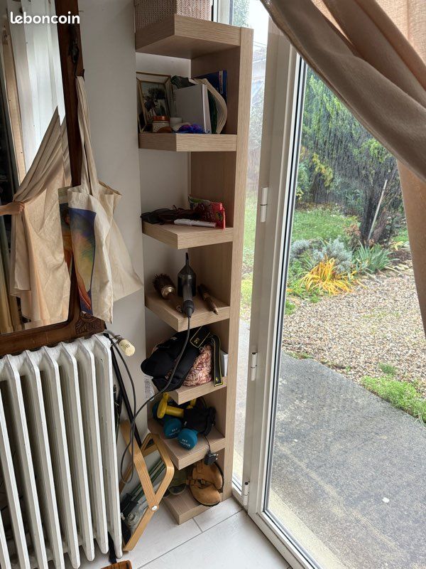 Lack Ikea Étagère Murale Effet Chêne Teinté Blanc Aspect Bois 305 X