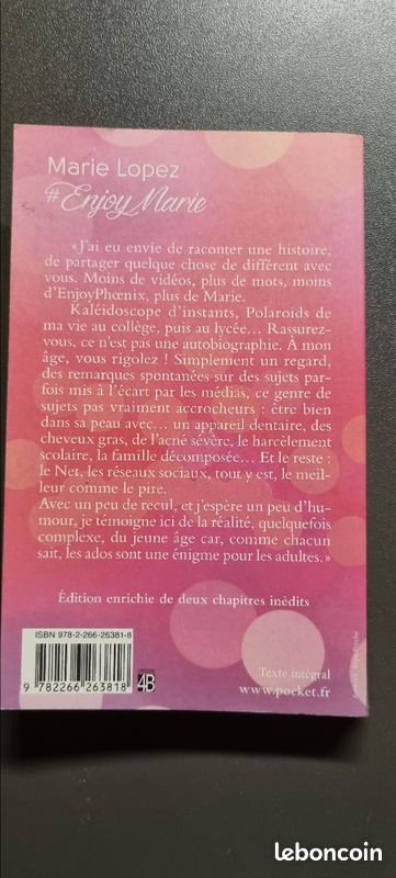 Livre Enjoy Marie (image 2)