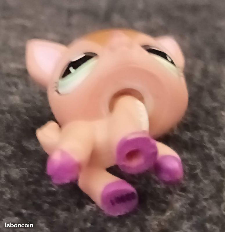 Figurine Littlest Pet Shop LPS Biche #1677 Yeux Marrons - Occasion, Collection