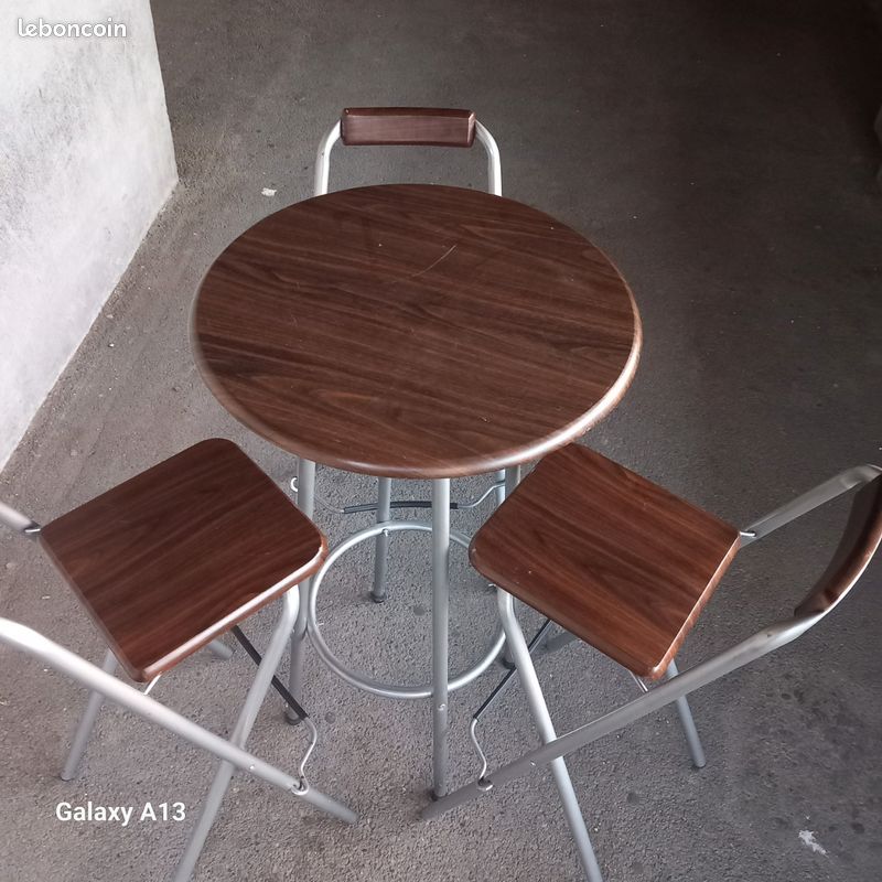Table haute plus chaise (image 7)