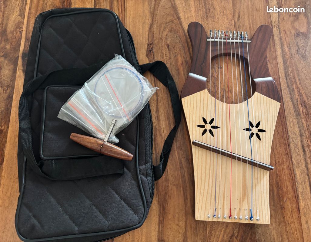 Harpe-lyre - modele mini kinnor - 10 cordes (image 2)