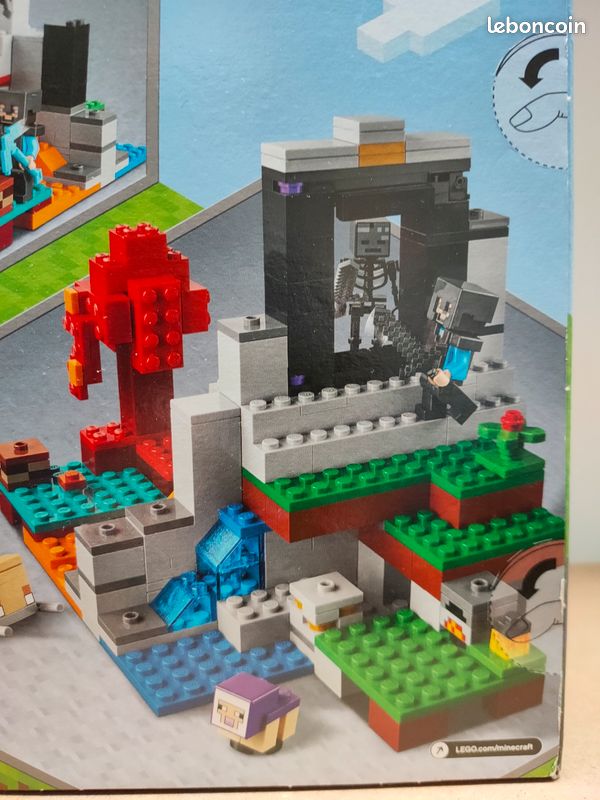 REMISE sur NEUF SCELLÉ - Lego Minecraft - 21172 - Le portail en ruine (image 6)