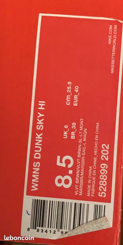 Chaussures nike dunke ski hi (image 2)