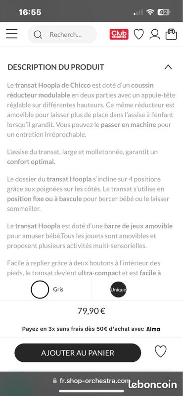 Transat Chicco (image 3)